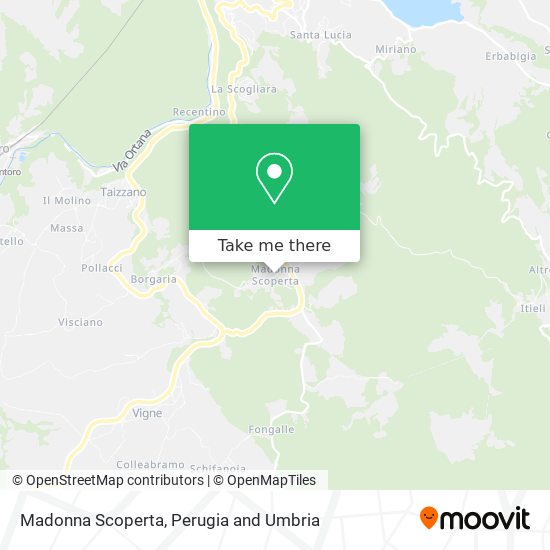 Madonna Scoperta map