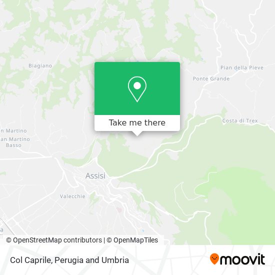 Col Caprile map