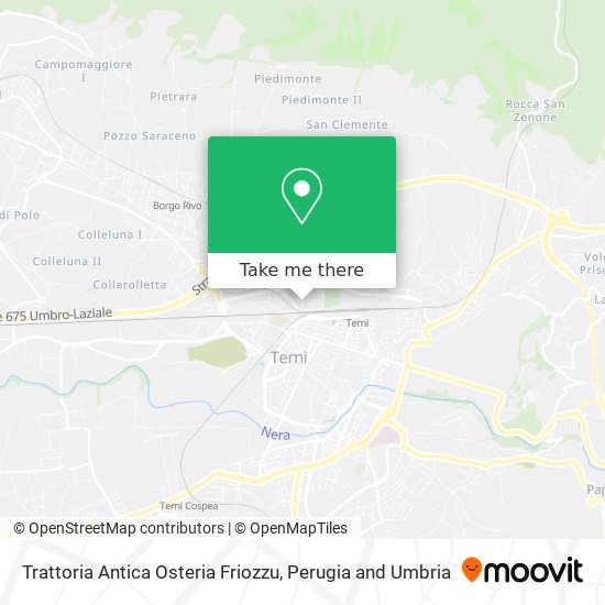 Trattoria Antica Osteria Friozzu map