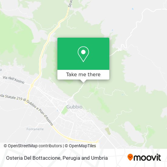 Osteria Del Bottaccione map