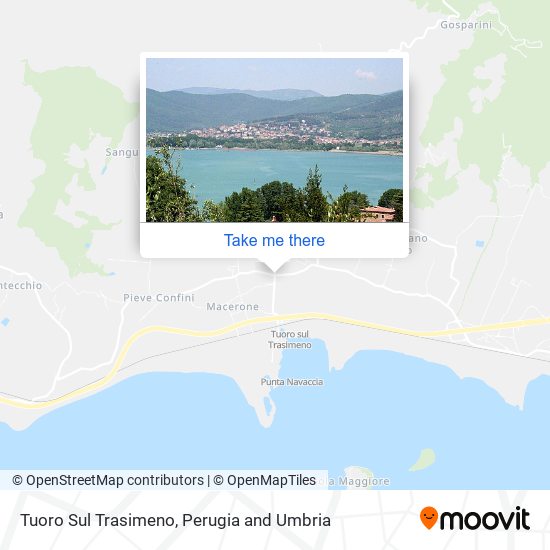 Tuoro Sul Trasimeno map