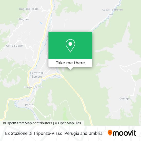 Ex Stazione Di Triponzo-Visso map