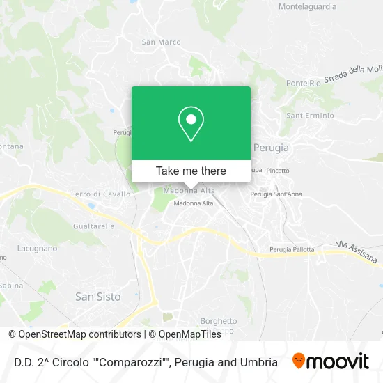 D.D. 2^ Circolo ""Comparozzi"" map