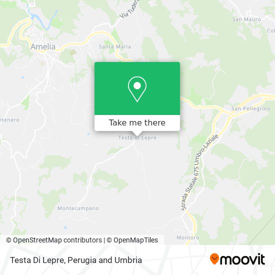 Testa Di Lepre map