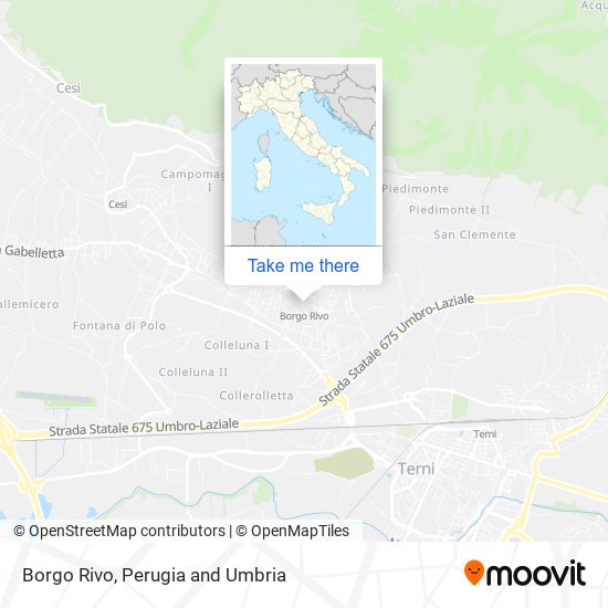 Borgo Rivo map