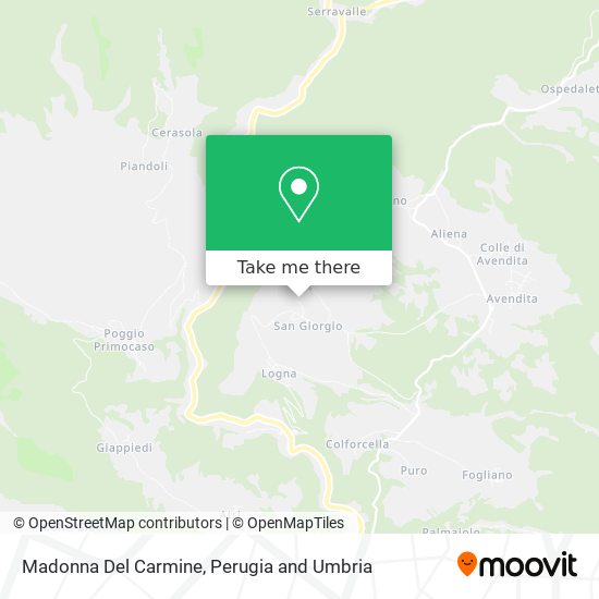 Madonna Del Carmine map