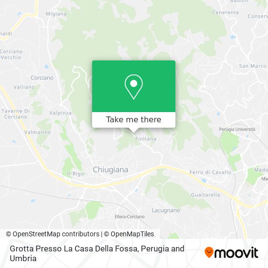 Grotta Presso La Casa Della Fossa map