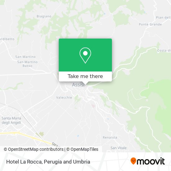 Hotel La Rocca map
