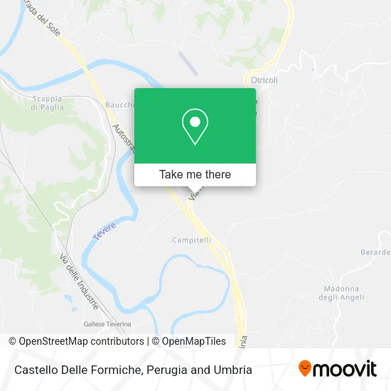 Castello Delle Formiche map