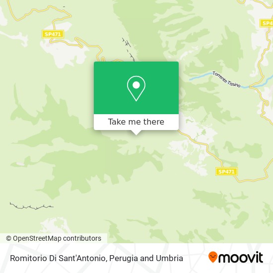 Romitorio Di Sant'Antonio map