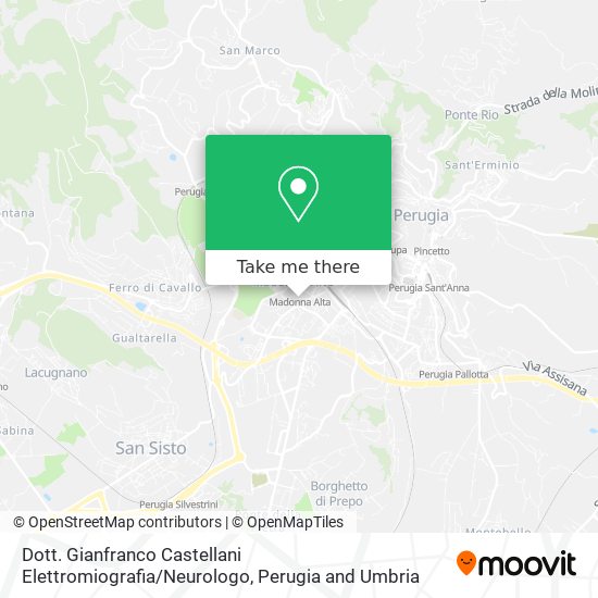 Dott. Gianfranco Castellani Elettromiografia / Neurologo map