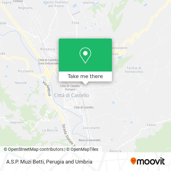 A.S.P. Muzi Betti map