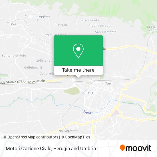 Motorizzazione Civile map