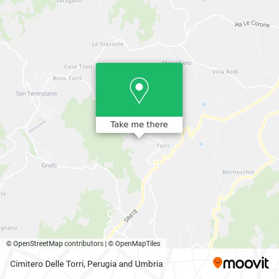 Cimitero Delle Torri map