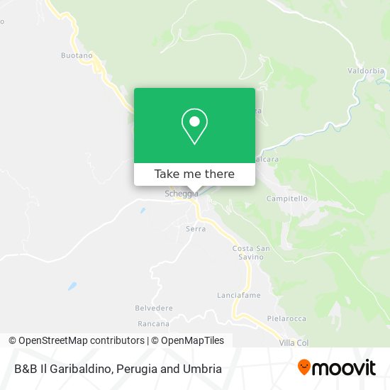B&B Il Garibaldino map