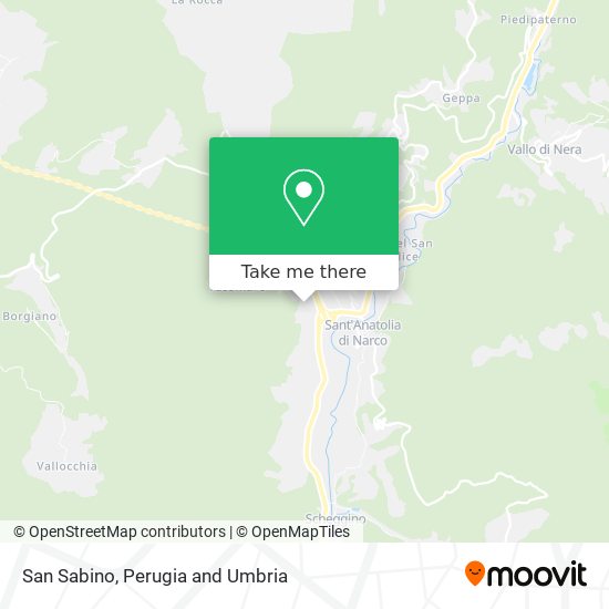 San Sabino map