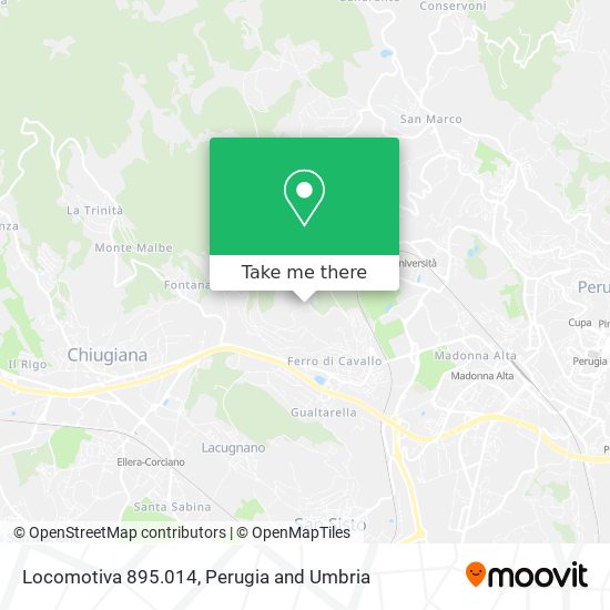 Locomotiva 895.014 map