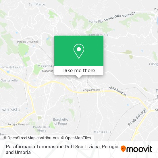 Parafarmacia Tommasone Dott.Ssa Tiziana map