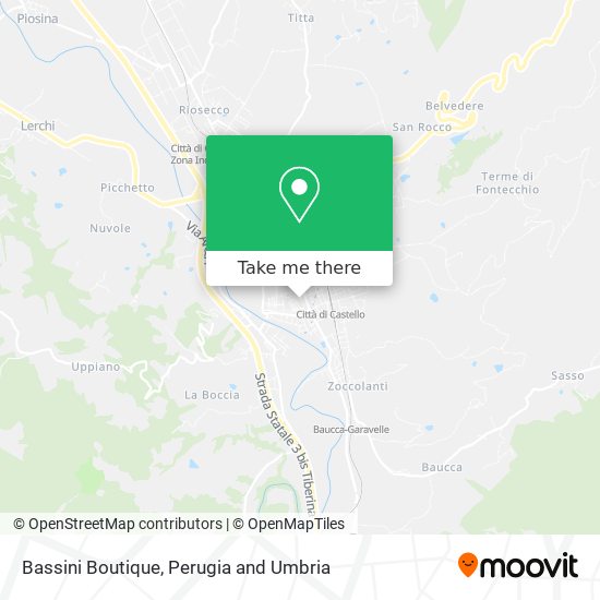 Bassini Boutique map