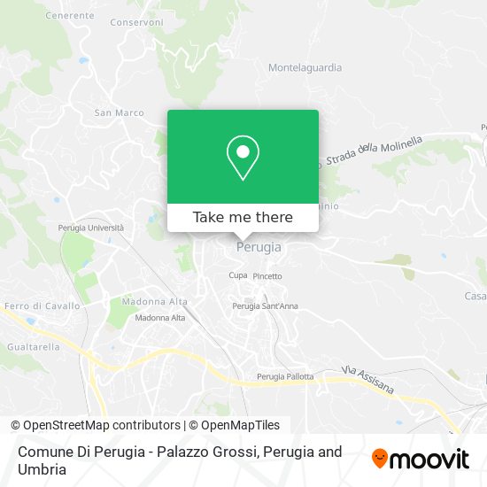 Comune Di Perugia - Palazzo Grossi map