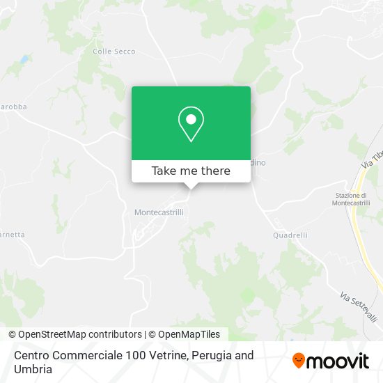 Centro Commerciale 100 Vetrine map