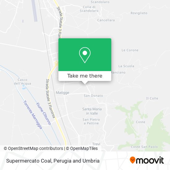 Supermercato Coal map