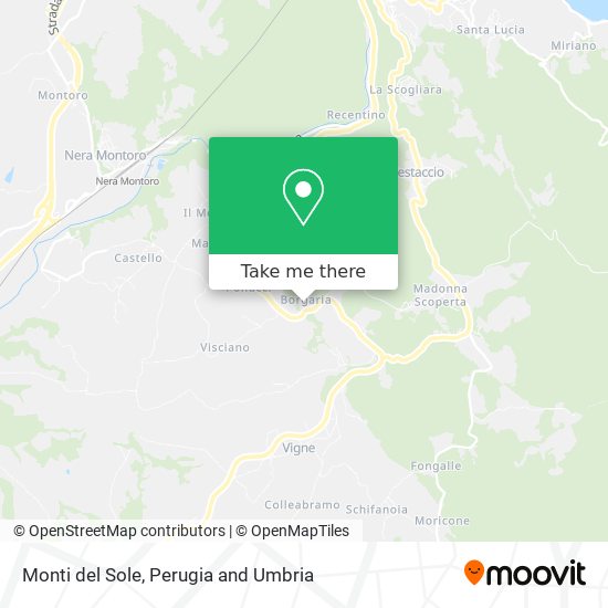 Monti del Sole map