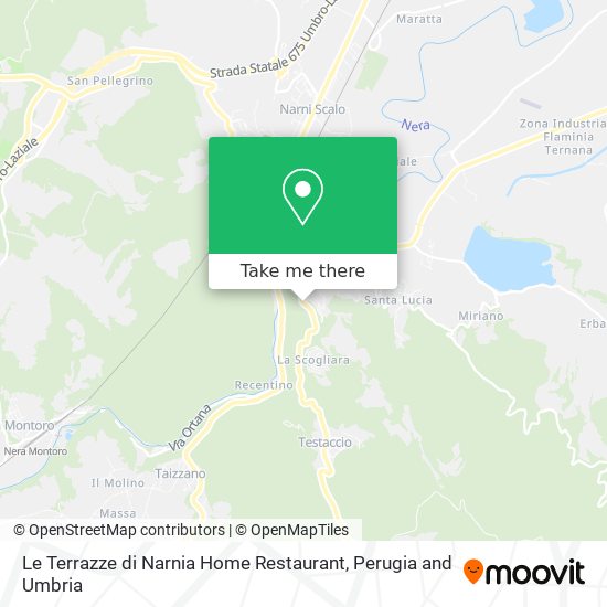 Le Terrazze di Narnia Home Restaurant map