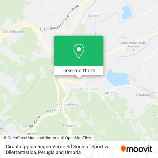 Circolo Ippico Regno Verde Srl Societa' Sportiva Dilettantistica map