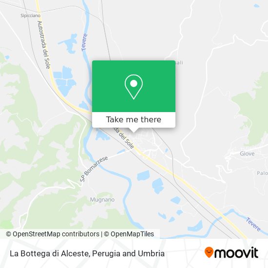 La Bottega di Alceste map