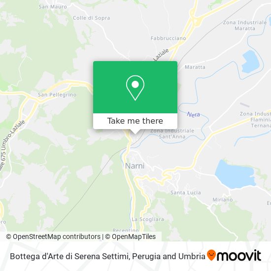 Bottega d'Arte di Serena Settimi map