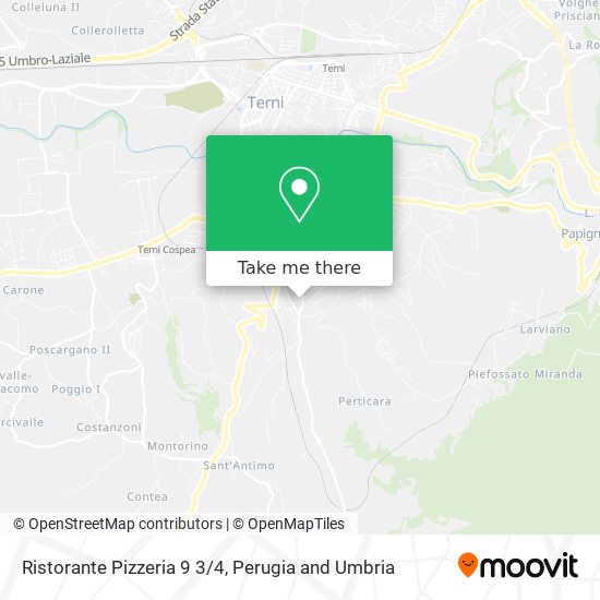 Ristorante Pizzeria 9 3/4 map