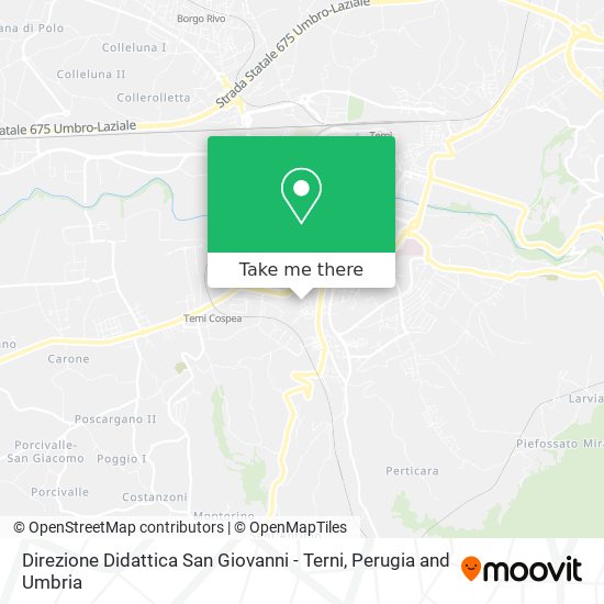 Direzione Didattica San Giovanni - Terni map