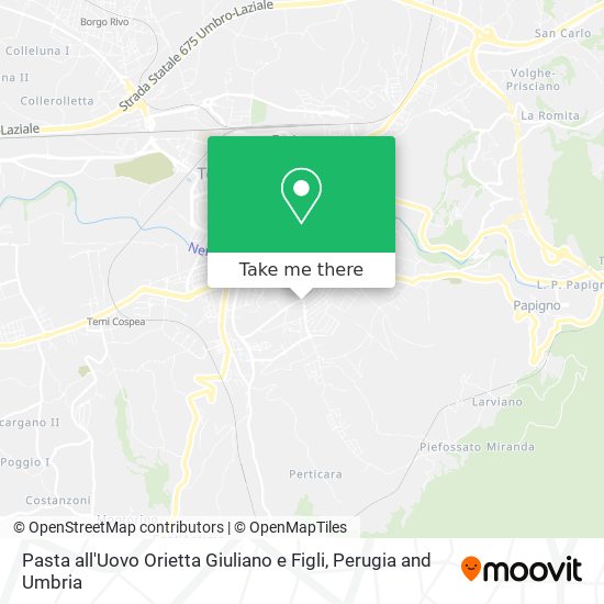 Pasta all'Uovo Orietta Giuliano e Figli map