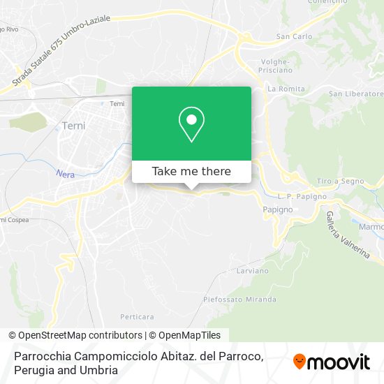 Parrocchia Campomicciolo Abitaz. del Parroco map