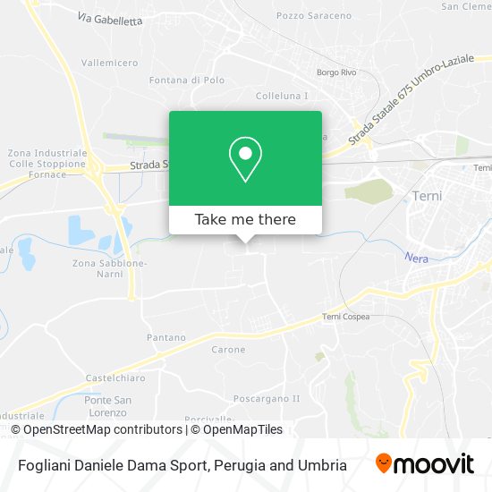 Fogliani Daniele Dama Sport map
