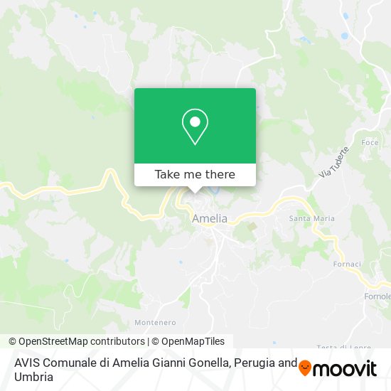 AVIS Comunale di Amelia Gianni Gonella map