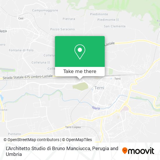 L'Architetto Studio di Bruno Manciucca map