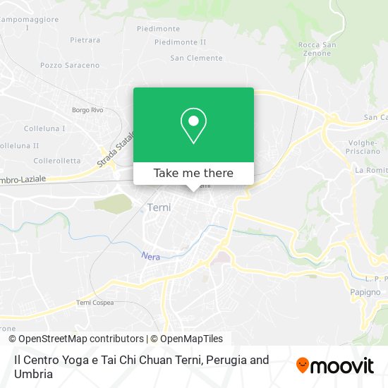 Il Centro Yoga e Tai Chi Chuan Terni map