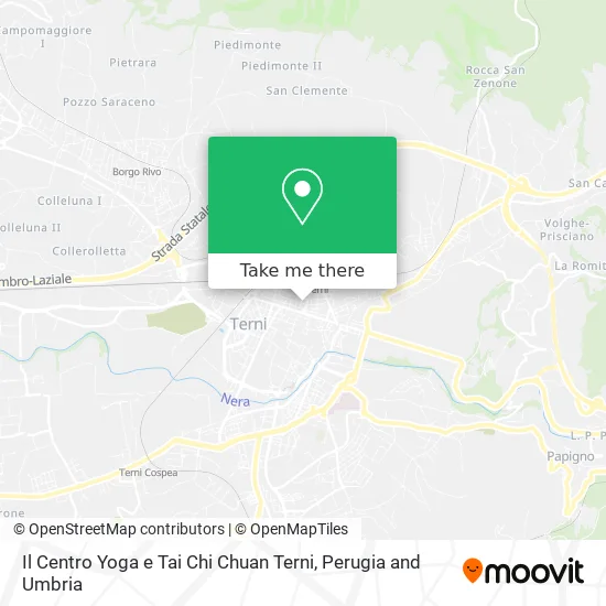 Yoga and Tai Chi Chuan Center Terni map