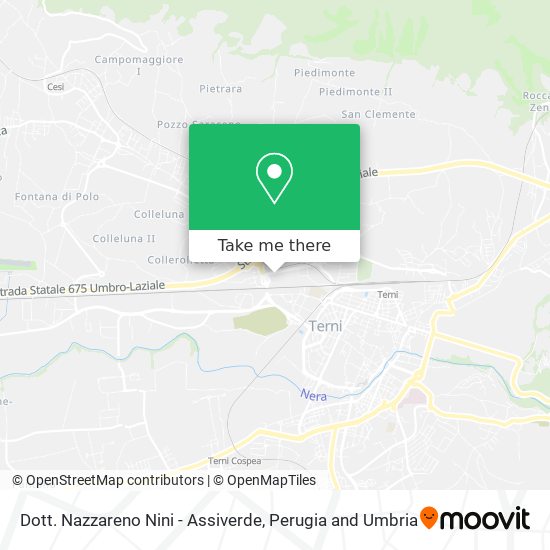 Dott. Nazzareno Nini - Assiverde map
