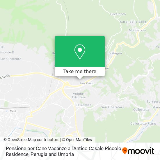 Pensione per Cane Vacanze all'Antico Casale Piccolo Residence map