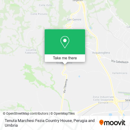 Tenuta Marchesi Fezia Country House map