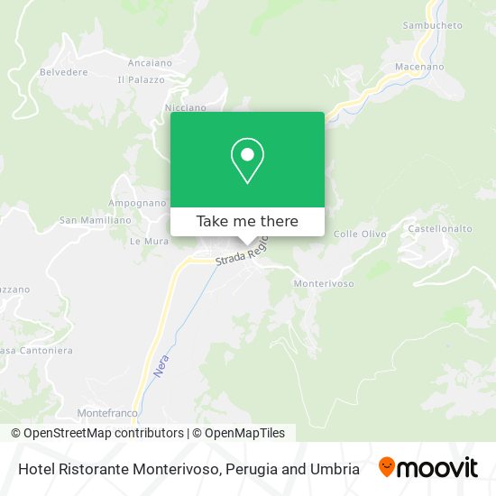 Hotel Ristorante Monterivoso map