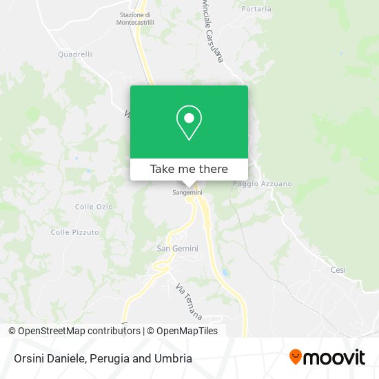 Orsini Daniele map