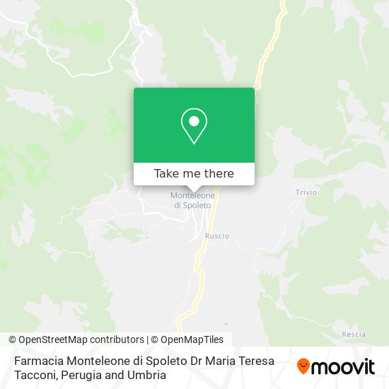 Farmacia Monteleone di Spoleto Dr Maria Teresa Tacconi map