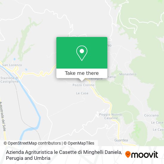 Azienda Agrituristica le Casette di Minghelli Daniela map