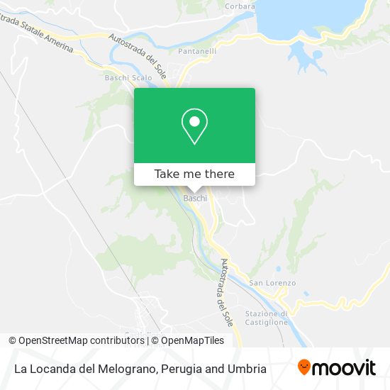 La Locanda del Melograno map