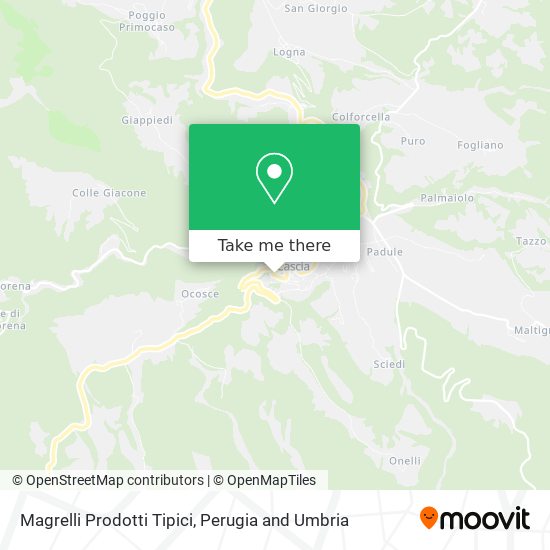 Magrelli Prodotti Tipici map
