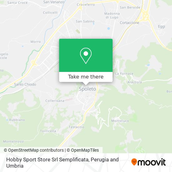 Hobby Sport Store Srl Semplificata map